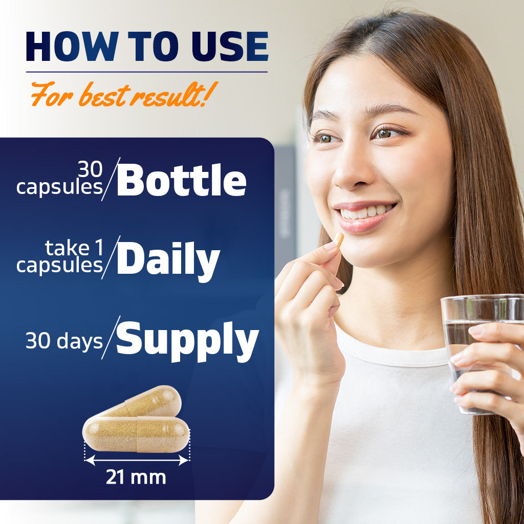 Akkermansia Muciniphila 30 Billion TFU + Clostridium Butyricum + Prebiotic Inulin - GLP-1 Probiotic - 30 Vegan Capsules