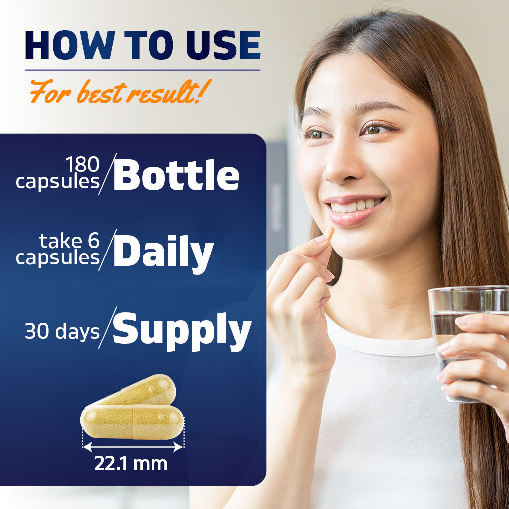 Vitamatic Bovine Colostrum Supplement 1500 mg per Serving-180 Veg Capsules