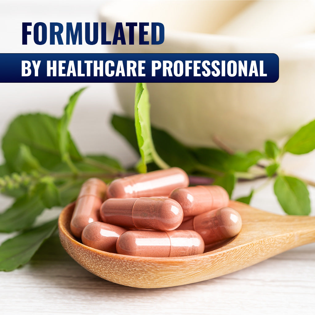 Citrinin-Free Red Yeast Rice 1200 mg. Capsules with CoQ10 100mg, Flush Free Niacin 100mg, & Garlic 20mg - 120 Veg Capsules