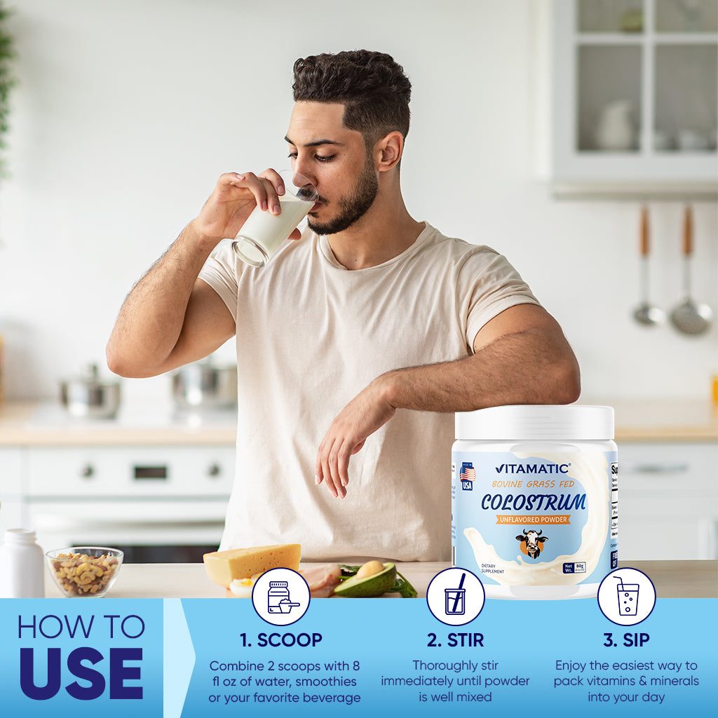 Colostrum Powder 30% IgG - JAR 60 Grams (Unflavored)