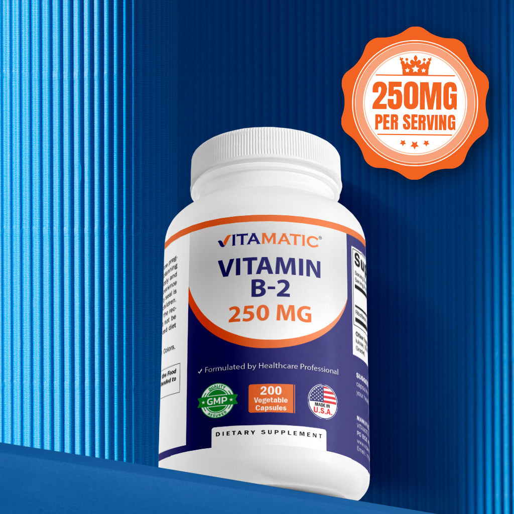 Vitamin B2 250 mg - 200 Capsules