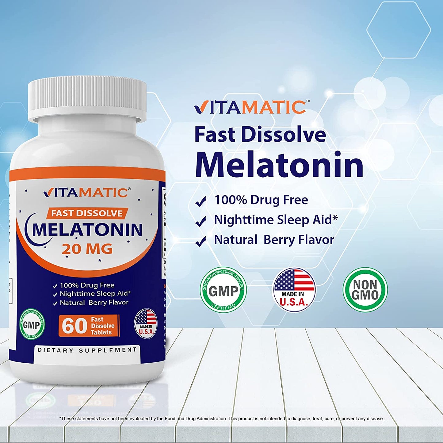 Melatonin 20mg 60 Tablets