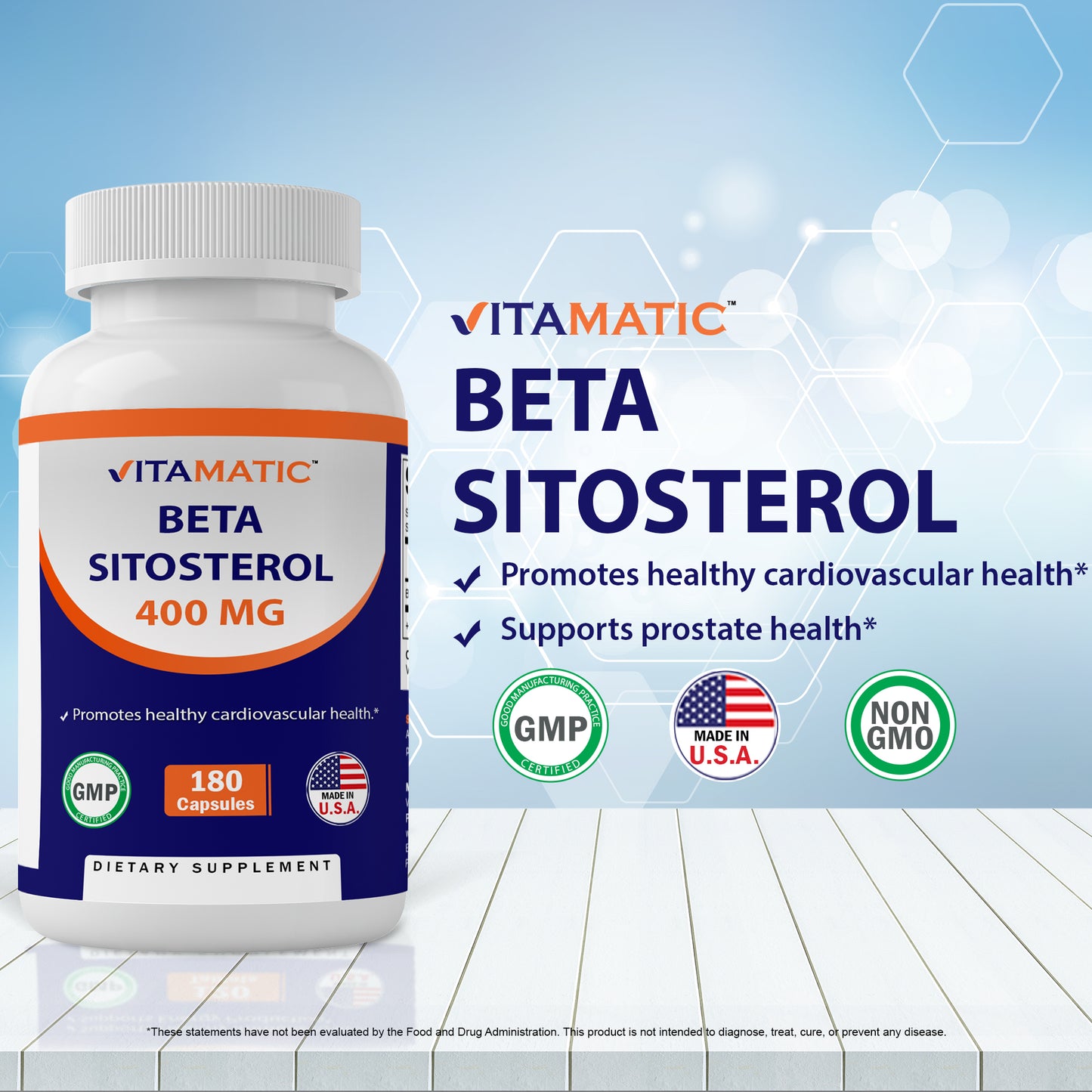 Beta Sitosterol 400mg - 180 Capsules