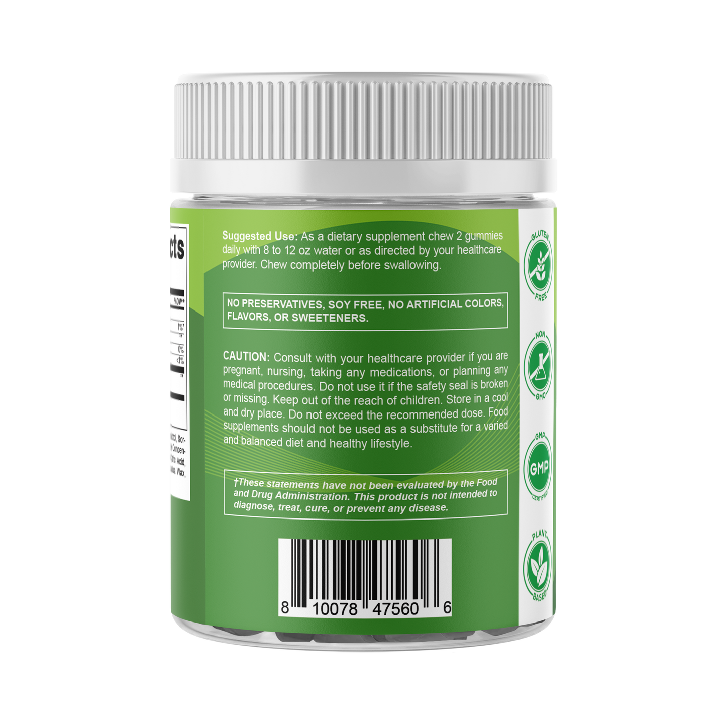Vitamatic Moringa Gummies – Sugar-Free 50:1 Plant-Based Extract – Green Superfood – Pectin-Based, Vegan, Non-GMO – 240 Gummies