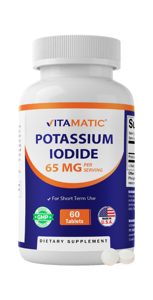 Potassium Iodide 65 mg per Serving - 60 Tablets