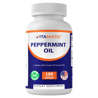 Peppermint Oil Softgels - 180 Softgels