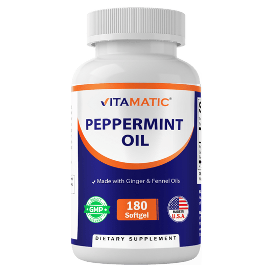 Peppermint Oil Softgels - 180 Softgels