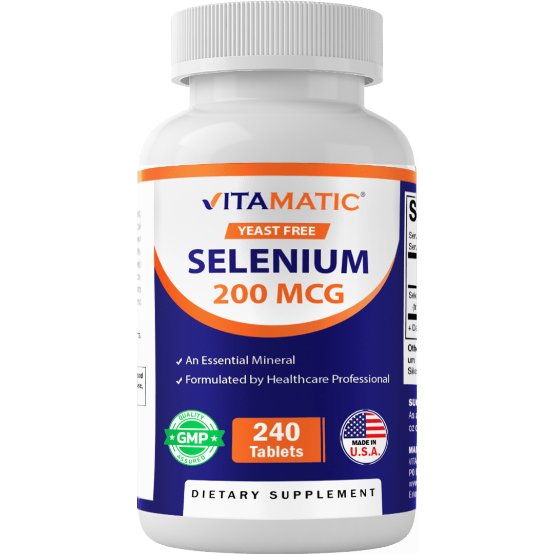 Yeast Free Selenium 200 mcg - 240 Tablets