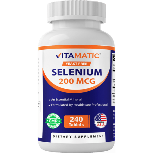 Yeast Free Selenium 200 mcg - 240 Tablets