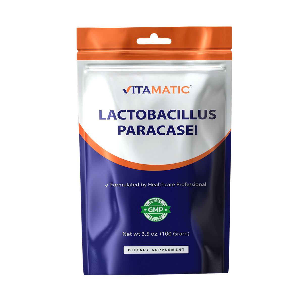 Lactobacillus Paracasei Probiotic Powder, 100g Pouch