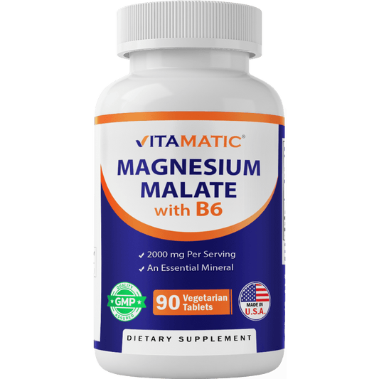 Magnesium Malate 2000mg 90 Vegetarian Tablets