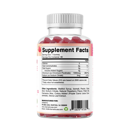 Vitamatic Chromium Picolinate 1000 mcg - 90 Gummies