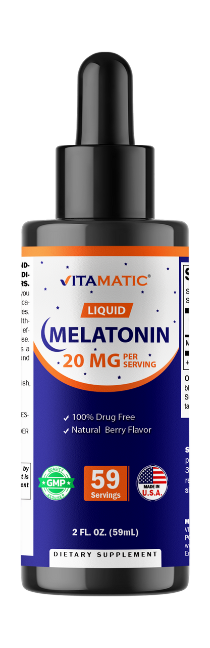Melatonin 20mg Liquid Drops 2 Fluid Ounce