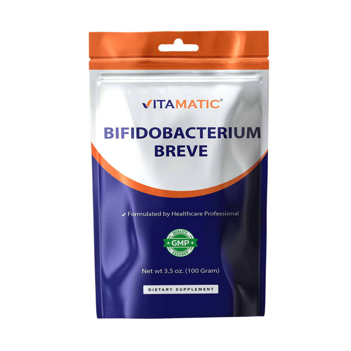 Bifidobacterium Breve Probiotic Powder, 100g Pouch