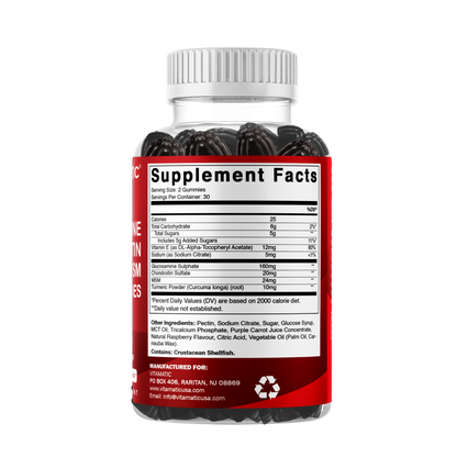Glucosamine Chondroitin MSM & Vitamin E 60 Gummies