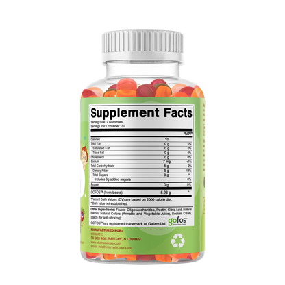 Kids Fiber Gummies - 60 Gummies