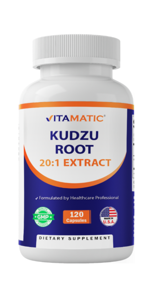 Kudzu Root 20:1 Extract Pills (Pueraria lobata Root) - 120 Veg Capsules