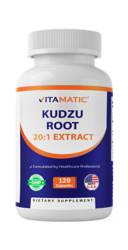 Kudzu Root 20:1 Extract Pills (Pueraria lobata Root) - 120 Veg Capsules