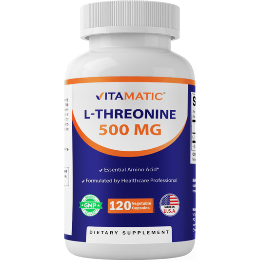 L-Threonine 500 mg - 120 Vegetable Capsules