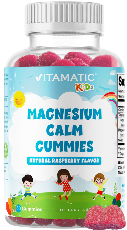 Vitamatic Kids Magnesium 35mg Gummies, 60 Count