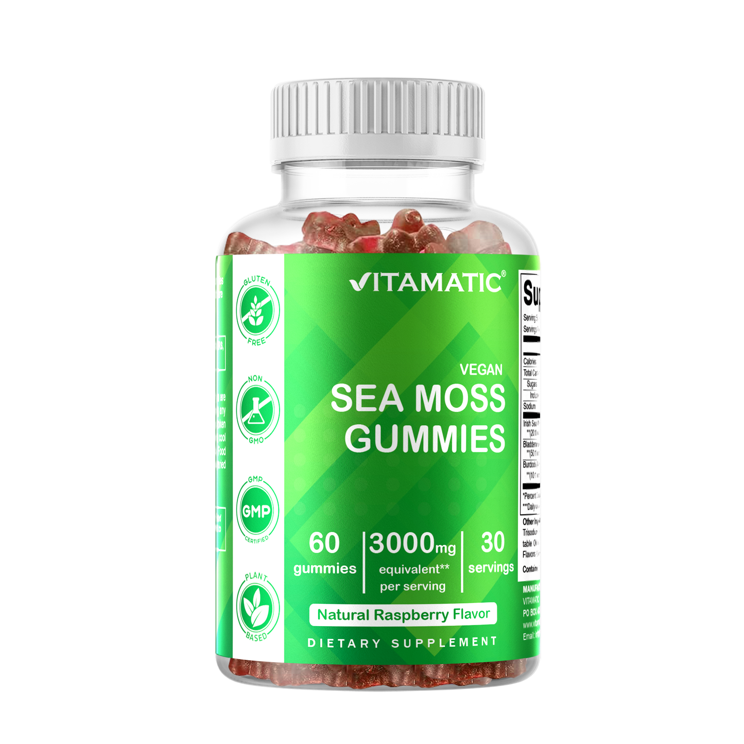 Irish Sea Moss - 60 Vegan Gummies
