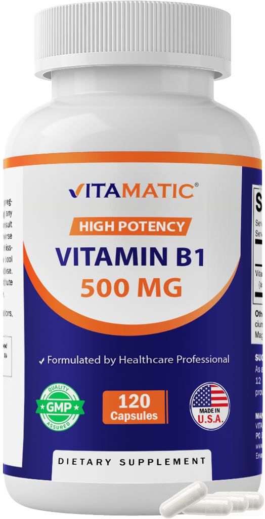 Vitamin B1 (Thiamine) 500mg - 120 Capsule