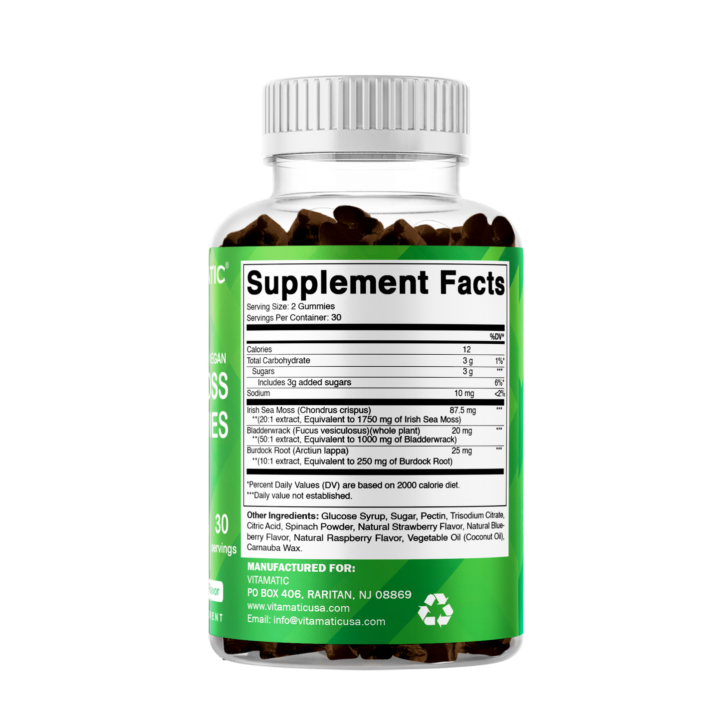 Irish Sea Moss - 60 Vegan Gummies