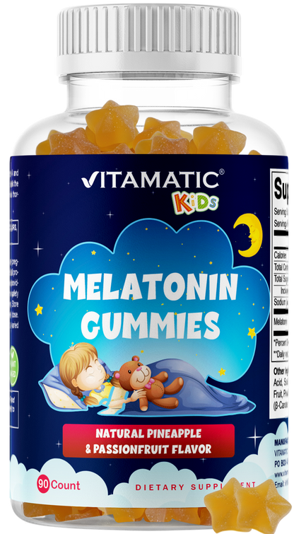 Vitamatic Sugar Free Kids Melatonin 1mg, 90 Gummies