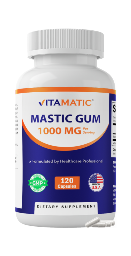 Mastic Gum 1000mg per Serving 120 Capsules