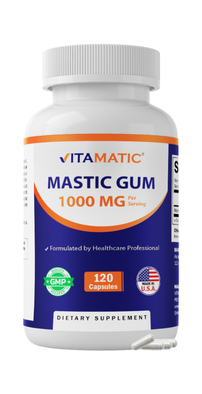 Mastic Gum 1000mg per Serving 120 Capsules
