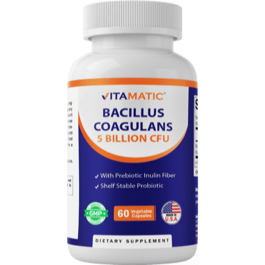 Bacillus Coagulans 5 Billion CFU | 60 Vegetable Capsules
