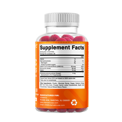 Zinc 50 mg - 60 Vegan Gummies