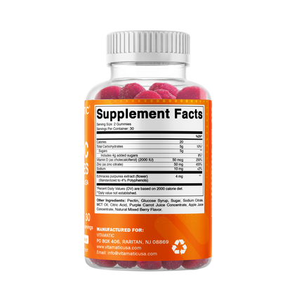 Zinc 50 mg - 60 Vegan Gummies