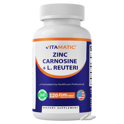 Zinc Carnosine + L. Reuteri 10B CFU Capsules