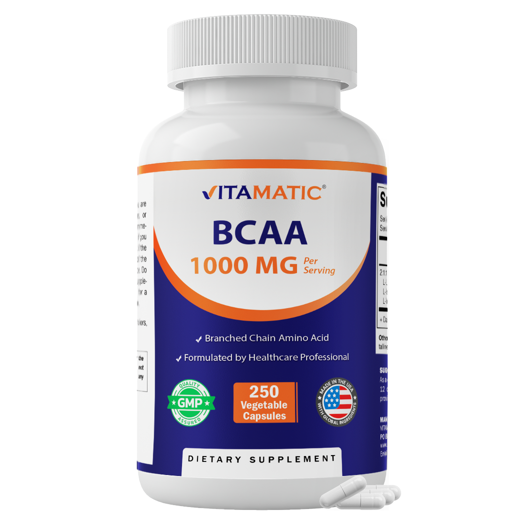 BCAA 1000mg per Serving Capsules