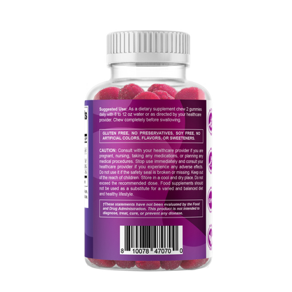 Biotin 10,000 mcg per Serving Gummies