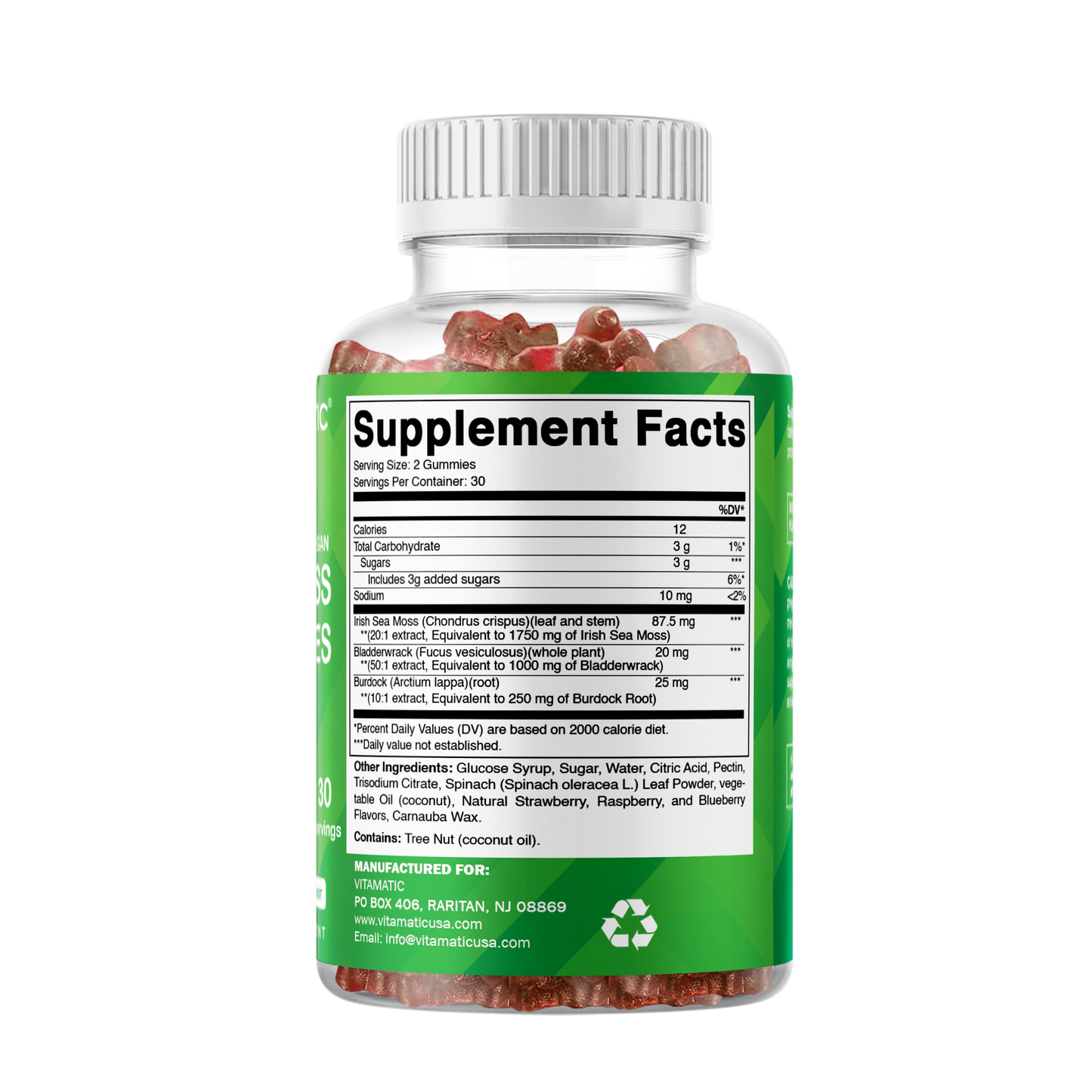 Irish Sea Moss - 60 Vegan Gummies