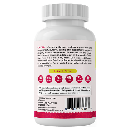 Cranberry 500 mg 100:1 Extract (2 Capsules) with Vitamin C & E – 120 Veg Capsules