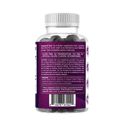 Iron 65mg with Vitamin C - 60 Gummies