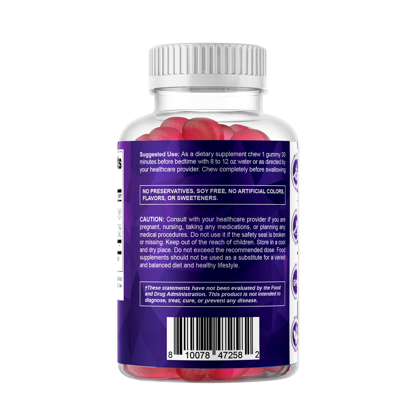 Sugar Free Melatonin 30mg - 60 Gummies