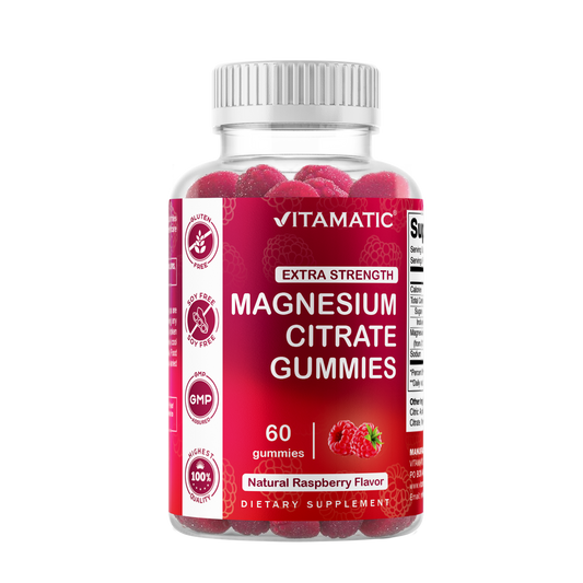 Extra Strength Magnesium 85mg, 60 Gummies