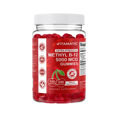 Extra Strength Vitamin B12 5000 mcg, 240 Tablets