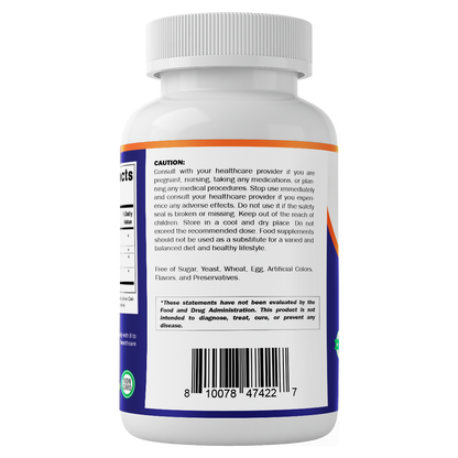 Tongkat Ali Extract 200 :1 Extract for Men (Longjack) Eurycoma Longifolia  1800 mg - 180 Capsules
