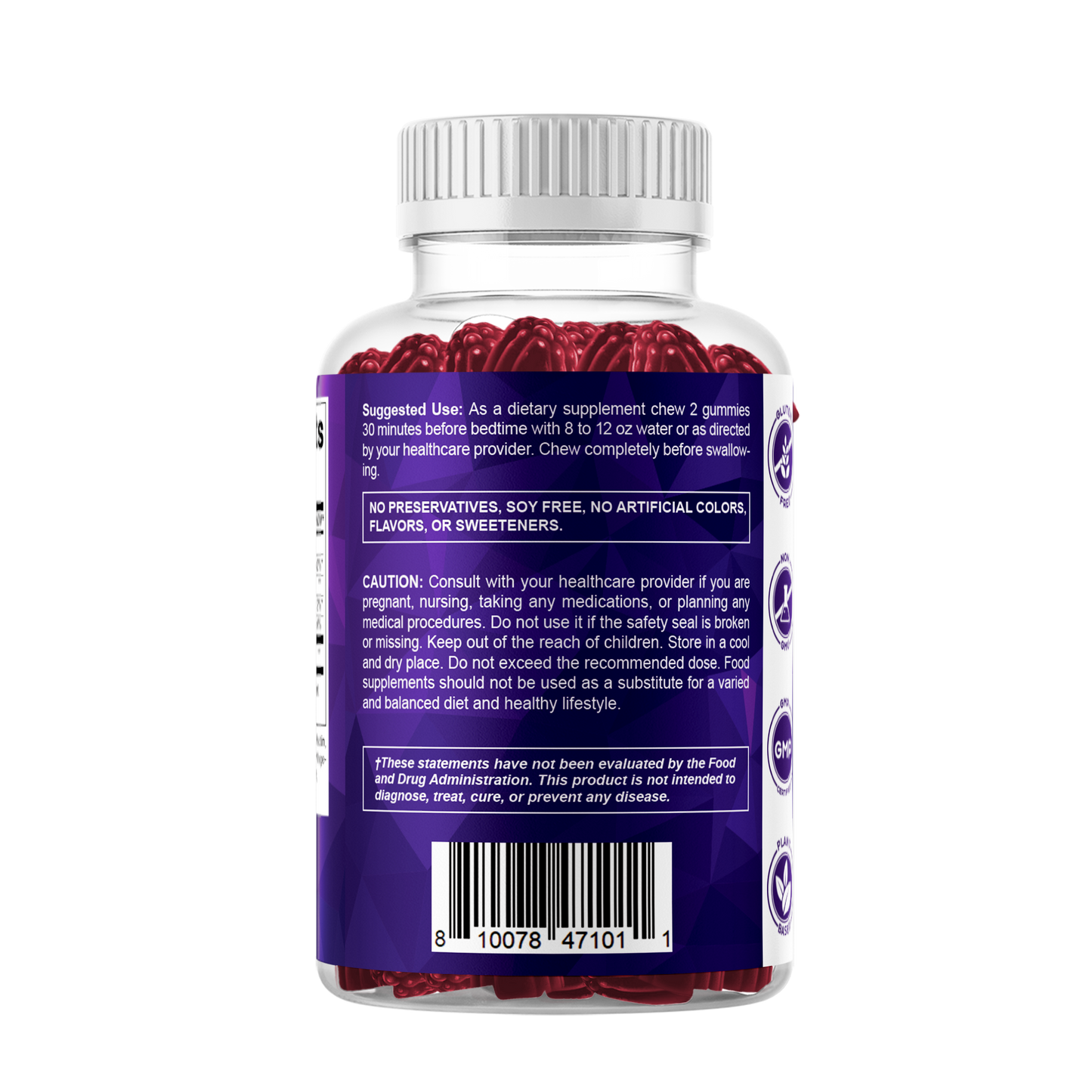 Melatonin 20mg - 60 Vegan Gummies
