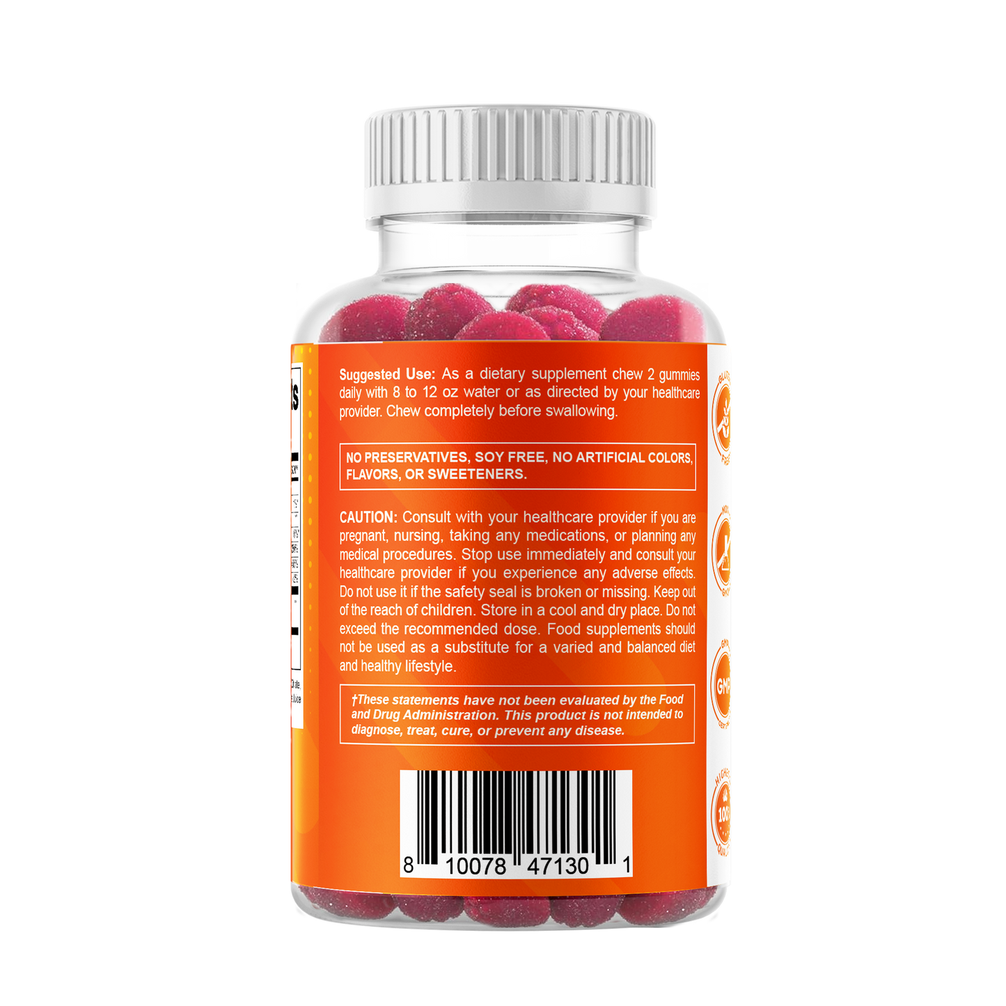 Zinc 50 mg - 60 Vegan Gummies