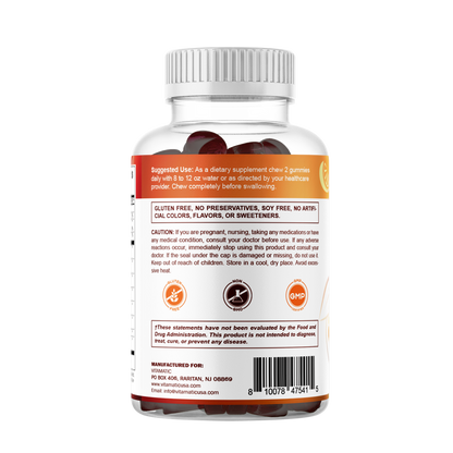15 Day Cleanse Gummies, Senna, Cascara, Psyllium, Flaxseed, Aloe Vera, Licorice, MCT, Probiotic - 30 Gummies