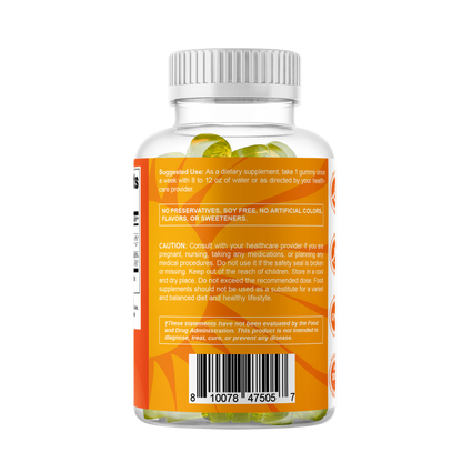 Sugar Free Vitamin D3 50000 IU Pectin Based - 120 Gummies