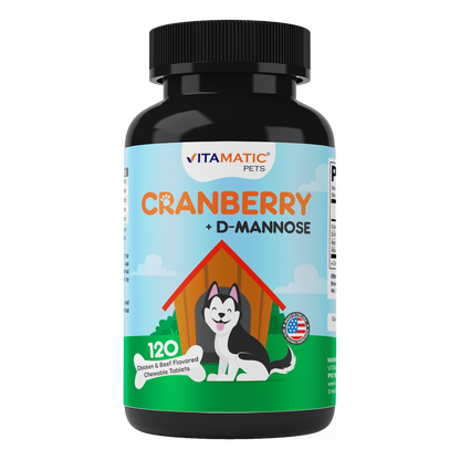 Cranberry for Dogs, 120 Chewable Tablets