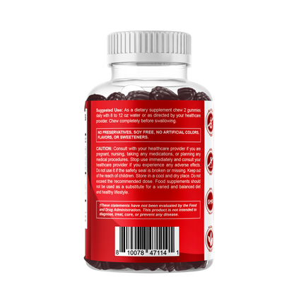 Cranberry with Probiotics 25000mg 60 Vegan Gummies