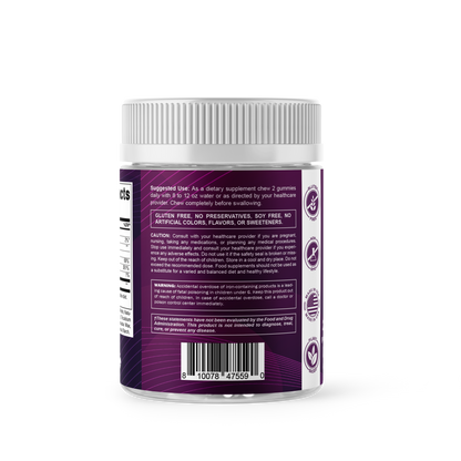Iron 65 mg Gummies Supplement for Women & Men - 240 Vegan Gummies